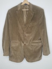 Meeting Street Men s Corduroy Blazer Sport Coat Brown 2 Button Size 40R