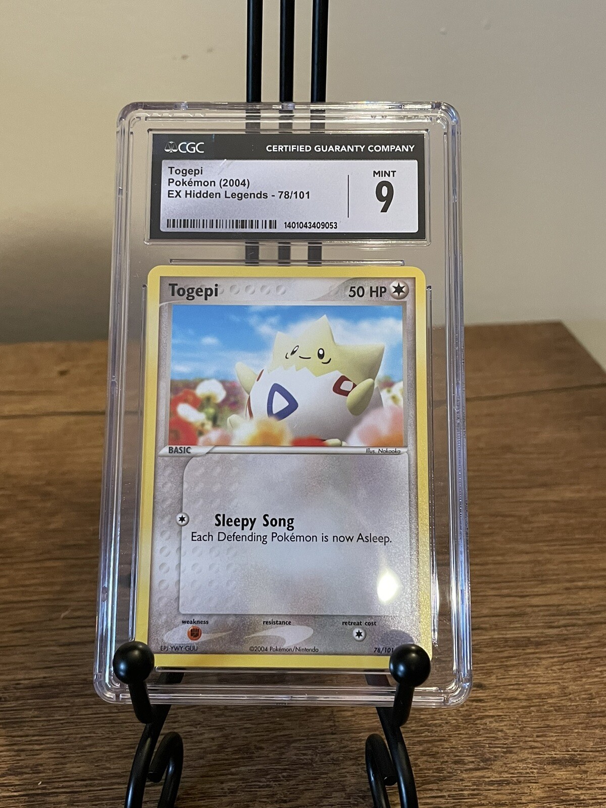 Pokemon Togepi EX Hidden Legends 78/101 CGC 9 Mint