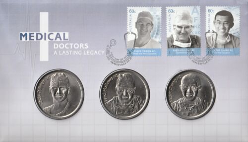 PNC Australia 2012 Medical Doctors A Lasting Legacy 3 Medallions Limited Ed 7300 - Picture 1 of 4