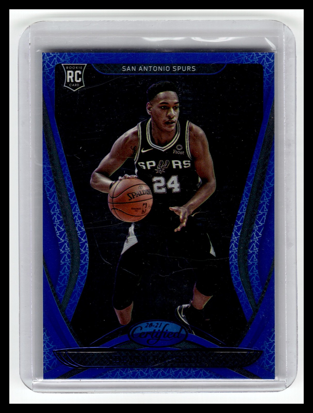 2020-21 Panini Certified #190 Devin Vassell Mirror Blue