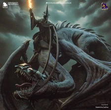 100$ Unpainted 150$ Painted 1/8th Scale Witch King From LOTR