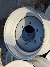 16.5x8.25 6-Hole Silver Wheel Rim | Wacker Neuson Dumper