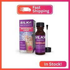SILKA Max Strength Antifungal Liquid for Toenail Health with Brush Applicator, R