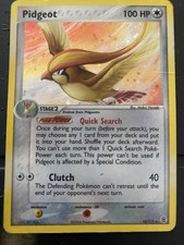 Pidgeot 10/112 EX Fire Red & Leaf Green Holo Rare Pokemon Card
