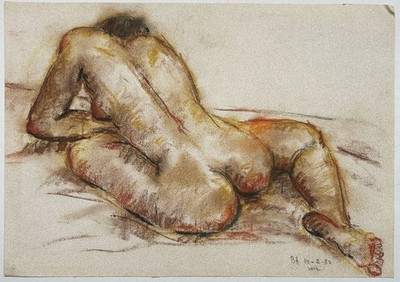 Akt nude naked woman Frau nue femme Aktzeichnung Erotik Zeichnung drawing - 313