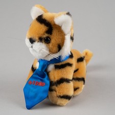 6" 1 Dad Stuffed Bengal Tiger with Tie by Dakin 1985