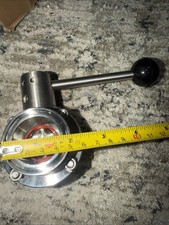 Sanitary Butterfly Valve Tri-Clamp 2in-1.3/8 Stainless Steel