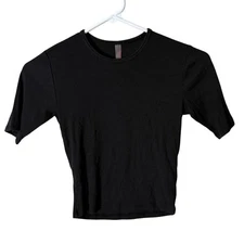 Commando Butter Short Sleeve Crewneck Crop Tee Small