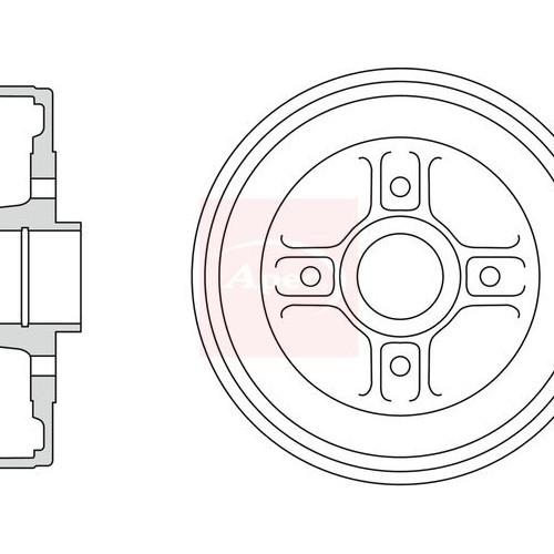 Brake Drum fits NISSAN NOTE E12 1.2 Rear 2012 on 43206AX650 Apec Quality New - Image 25