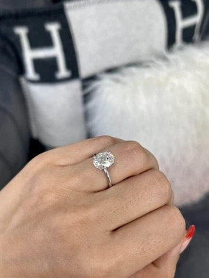 Anillo De Bodas De Oro Blanco 9k - Diseño Mate Y Pulido, Forma De D, Tamaño 18, 6mm De Ancho