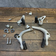 Vintage Shimano BR-MT60 BR-MT61 U-Brake Cantilever Brake Caliper Set Silver MTB