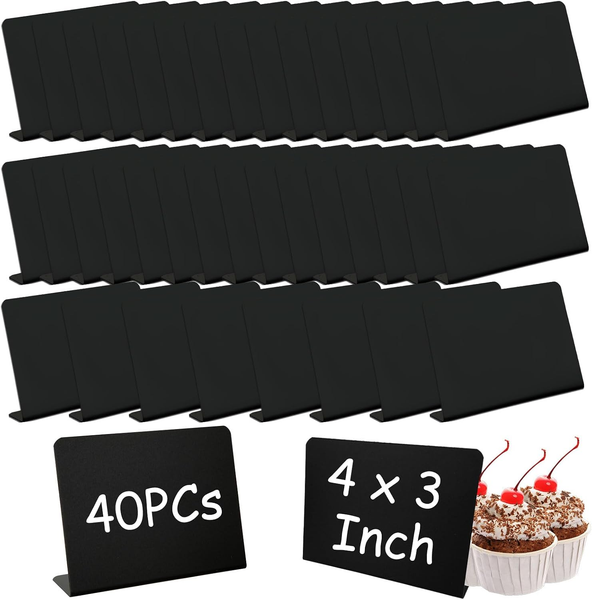 Klein Kreidetafel Zum Beschriften, 10 X 7.6 Cm, 40 StüCk-image