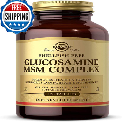 Solgar Glucosamine Msm Complex 120 Tablets - Promotes Healthy Joints - Supports