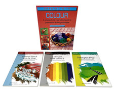 ART BOOK LOT: How to use Color in Drawing, Painting - 4 Books for Beginners