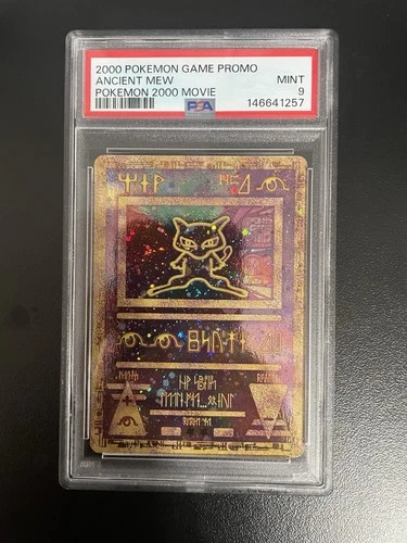 Ancient Mew Holo Promo Pokemon Movie 2000 English PSA 9 Mint