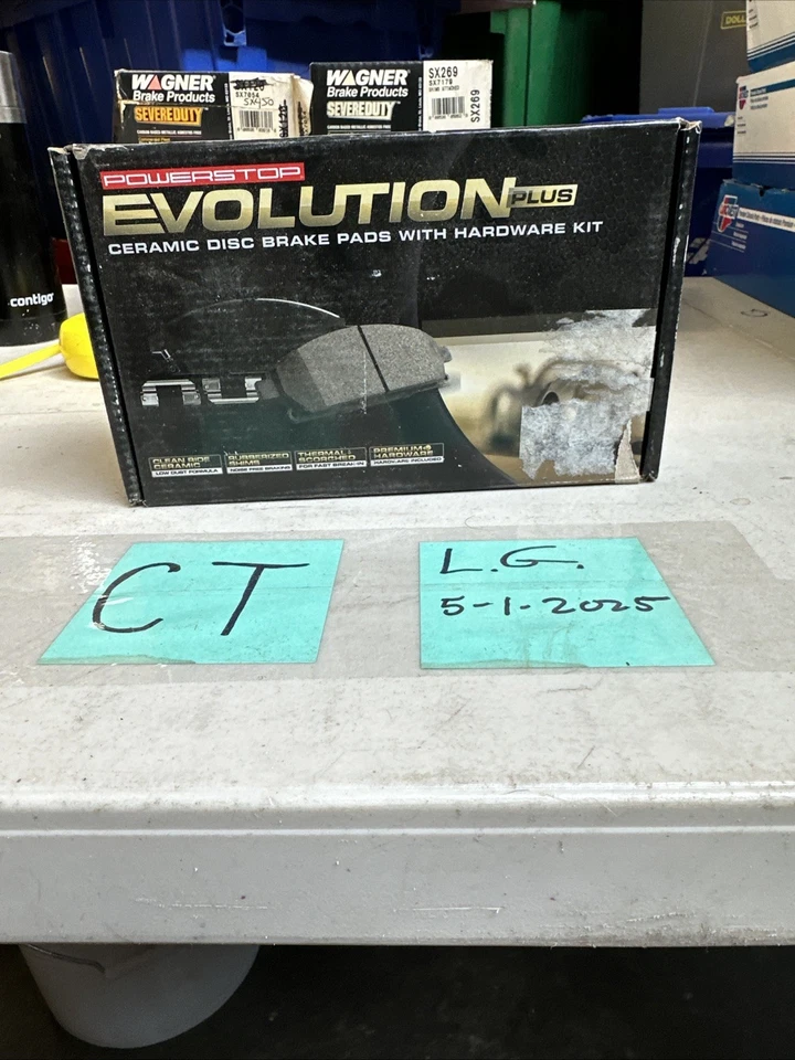 Комплект колодок дискового тормоза ThermoQuiet колодка дискового тормоза передняя Wagner QC1058 - Изображение 2 из 2