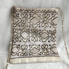 Vintage Designer Handmade Luxury Beaded Bag Evening Party Small Clutch Purse