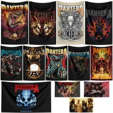 Pantera Heavy Rock Metal Band Flag Banner Wall Hanging Tapestry Poster +Grommets