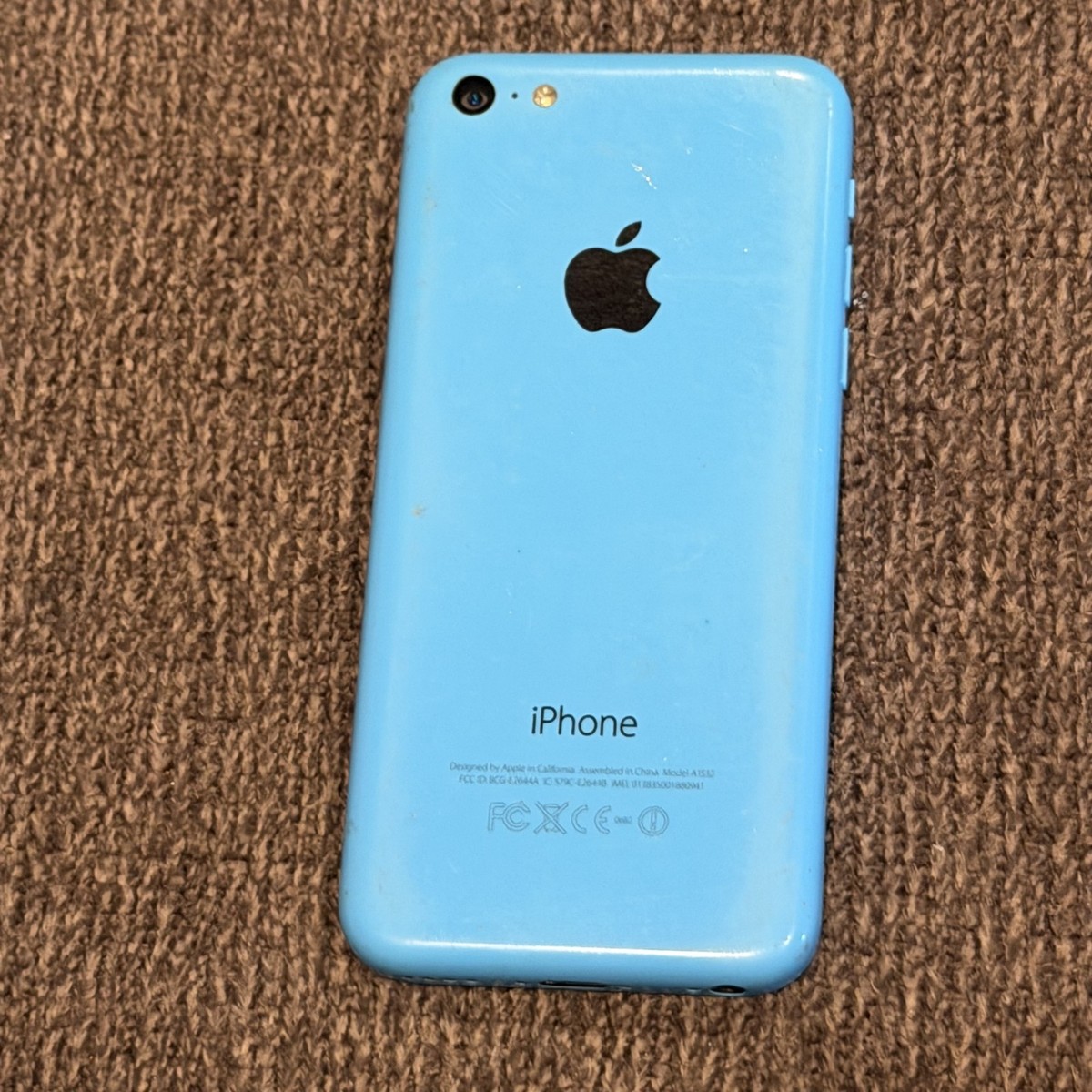 Apple iPhone 5C A1532 Blue 16GB - Cracked Screen, For Parts