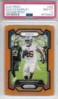 2023 PANINI PRIZM SAQUON BARKLEY ORANGE PRIZM REFRACTOR SSP PSA 10 GEM MINT #225