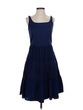 Isaac Mizrahi for Target Women Blue Casual Dress 4