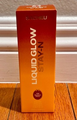Sacheu Liquid Glow Stay-N Highlighter 04 Golden Hour 30ml NEW Full Size EXP 5/28