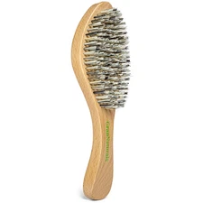 Extra Hard Wave Brush, Curved Boar & Nylon Bristles for 360 Waves