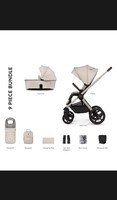 Venicci Tinum Upline 2 in 1 Stone Beige Pushchair and Carrycot With More Items