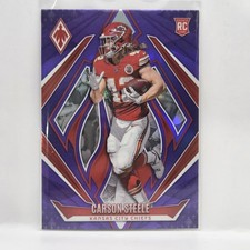 Carson Steele 2024 Panini Phoenix Purple #230 RC Kansas City Chiefs Rookie