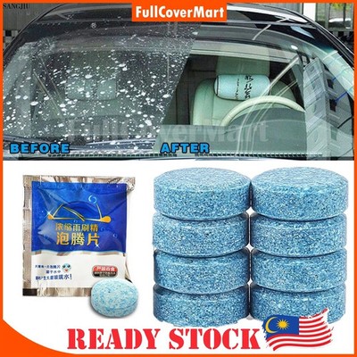 30 PCS Car Windshield Cleaner Glass Cleaner Car Solid Wiper Window Cleaning