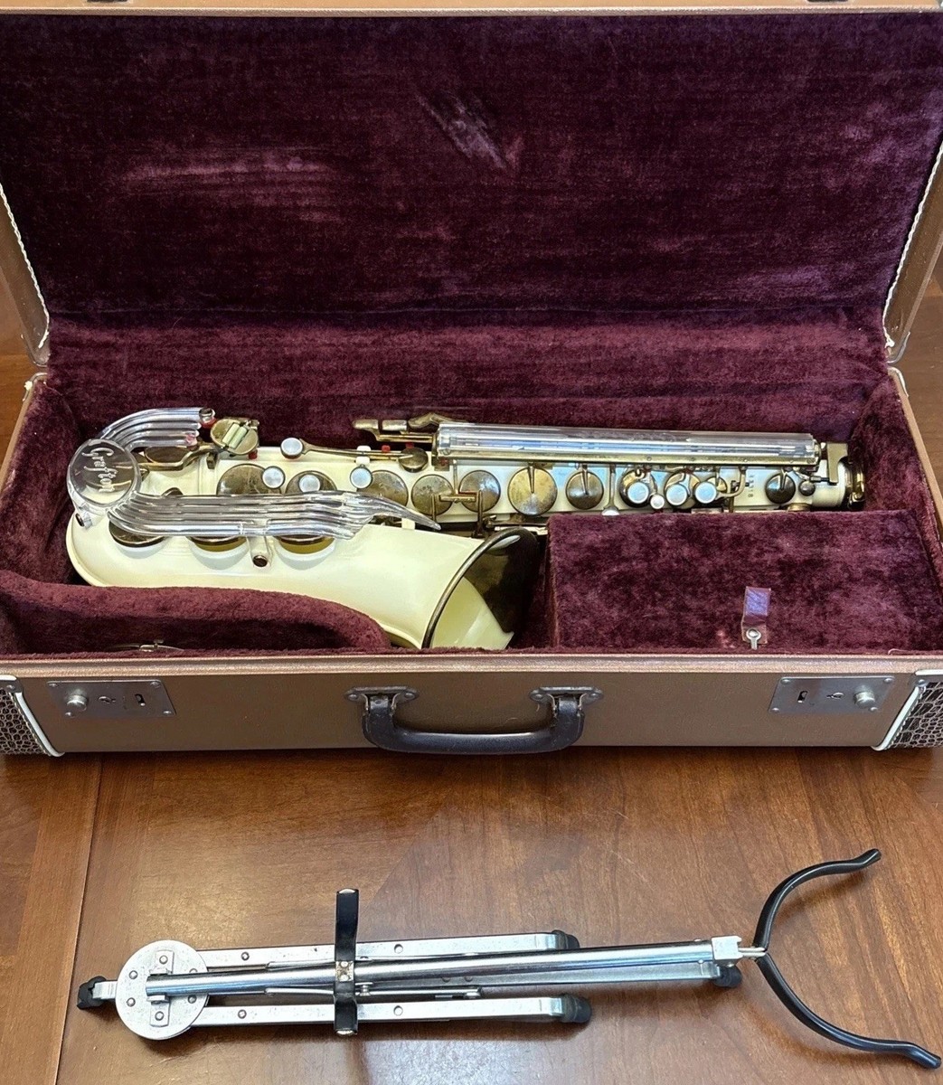 Graftonフェアリー・アルファベットシンブル　7つ　スカラップ辺 Rare 1960s Grafton Acrylic Alto Saxophone W/ Case Sax Stand