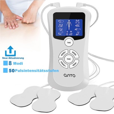 OSITO TENS EMS Gerät Muskelstimulator Maschine Pulsmassagegerät Schmerzlinderung