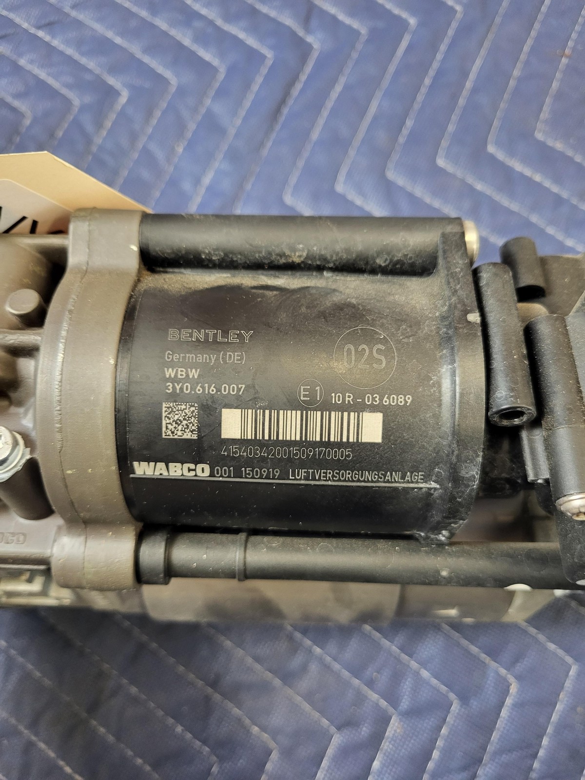 2013-2020 Bentley Mulsanne Air Suspension Compressor OEM 3Y0-616-007