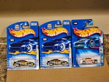 Hot Wheels Lot Of 3 Hyundai Tiburon Black White 2003 First Editions Track Aces