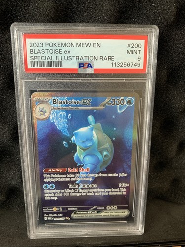 Blastoise ex graded PSA 9 for sale on eBay