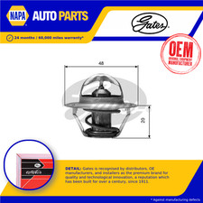 Coolant Thermostat fits FORD SIERRA 1.3 1.6 1.8 1.9 2.0 82 to 93 Gates 1497689