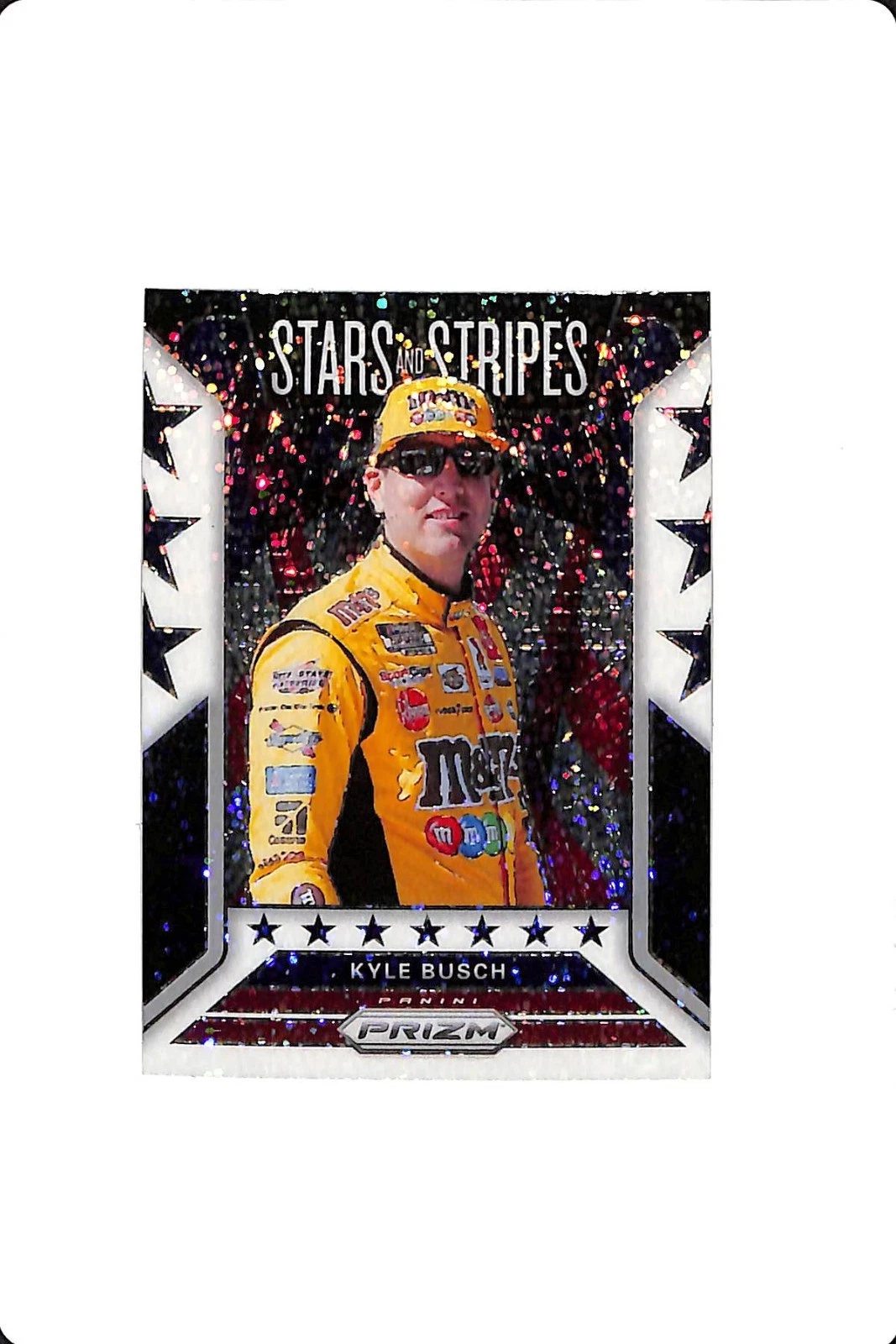 2020 Prizm Racing KYLE BUSCH Stars and Stripes White Sparkle #2