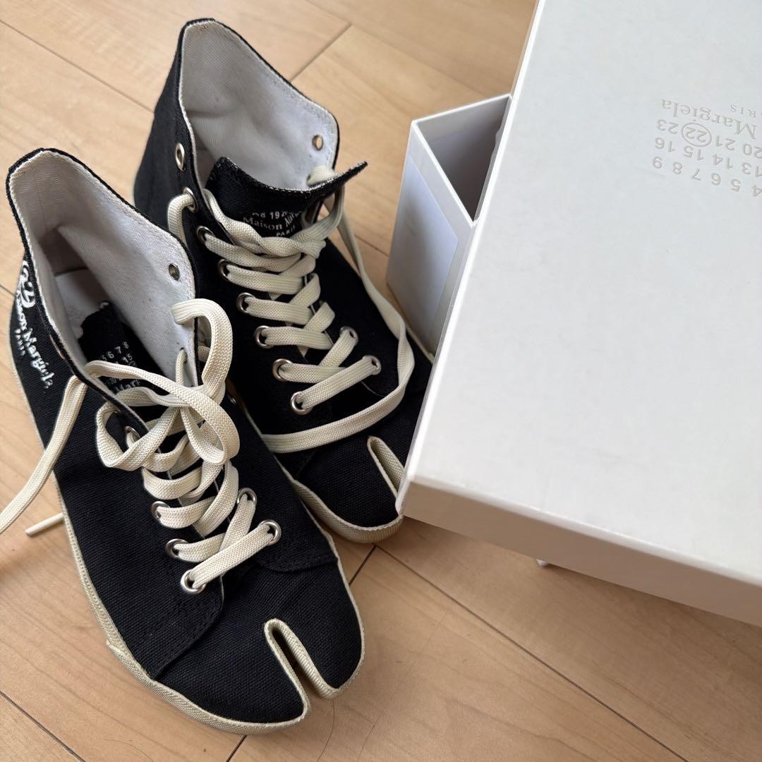 Women 6.0US Maison Margiela Sneakers High Cut Original Shoes