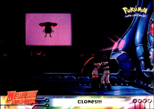 Pokemon Topps Mewtwo Strikes Back #29 Clones!!! Movie Card