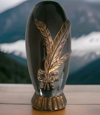 Vintage DUNBAR Glass Vase West Virginia Charleston WV