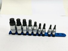 Cornwell Tools Chrome Vanadium Hex Bit Socket Driver 9 Pc Set H4 H5 H6 More