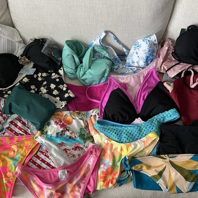 HUGE LOT NWT Swim | Mix of Small/Medium | 24 Pieces Total | Women s Swimwear 