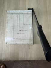 Premium Metal Paper Cutter Size A4, B5, A5, B6, B7 Cut. Guilline - Good As New
