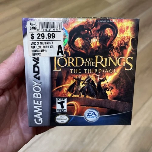 Lord of the Rings: The Third Age (Nintendo Game Boy Advance) New- Shrink Wrapped