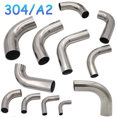 90° Mandrel Exhaust Pipe Bend Elbow Connector 6-114mm OD New 304 Stainless Steel