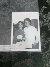 Anson Williams Barbie Benton 5x7 Black & White Photo 1979