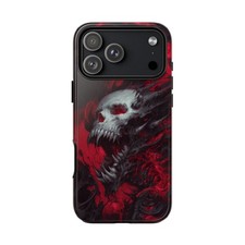 Phone Ink   Surreal Horror Skull Gothic   Case for iPhone, Galaxy, Pixel