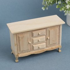 1/12 Dollhouse Miniatures Mini Simulated Wooden Cabinet Model Toy Accessories