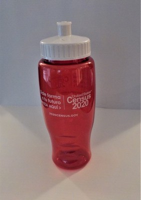 2020 United States Census Promotional Bi-lingual Official Water Bottle/BPA-Free