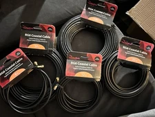 Premium Rocketfish RG6 Coaxial Cables – Various Lengths (6ft–100ft)